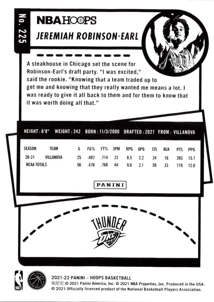 2021 Hoops Red Backs Jeremiah Robinson-Earl