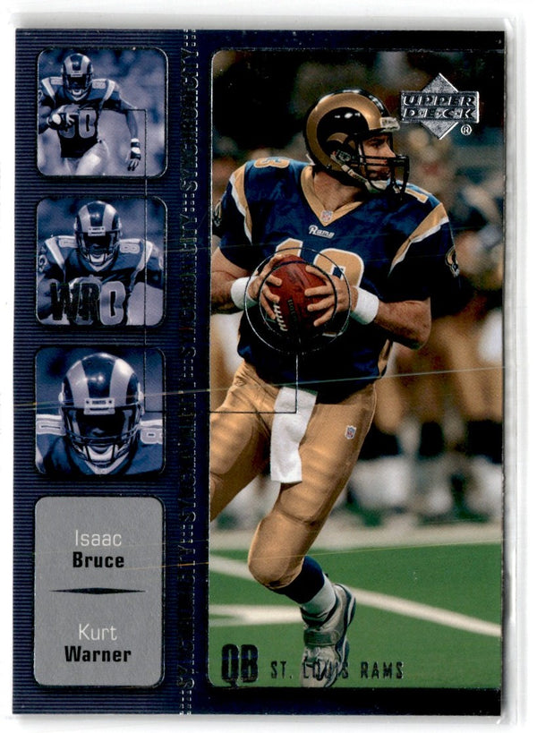 2002 Upper Deck Synchronicity Kurt Warner/Isaac Bruce #SY-11