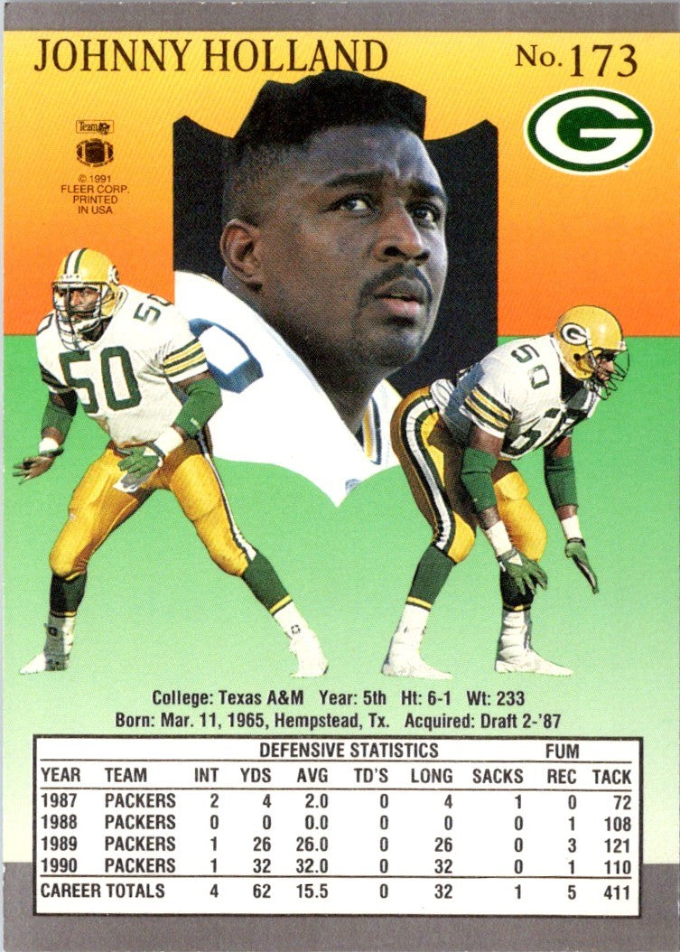1991 Ultra Johnny Holland