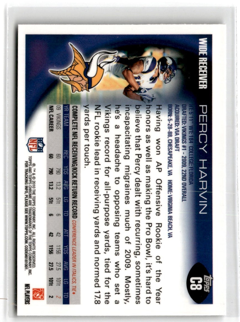 2010 Topps Chrome Percy Harvin