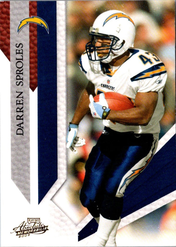 2009 Playoff Absolute Memorabilia Darren Sproles #82