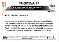 2022 Topps Update Heliot Ramos #US17