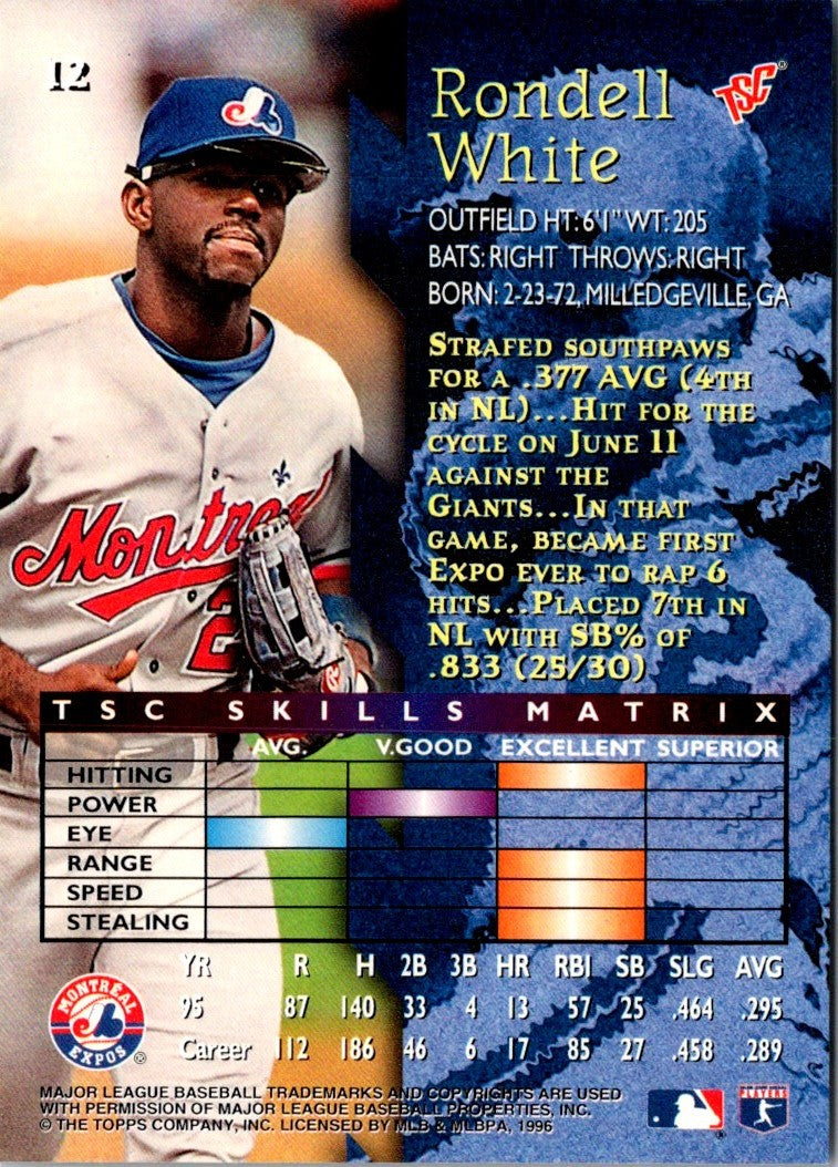 1996 Stadium Club Members Only Factory Set Rondell White
