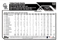 2023 Topps Yonathan Daza #122