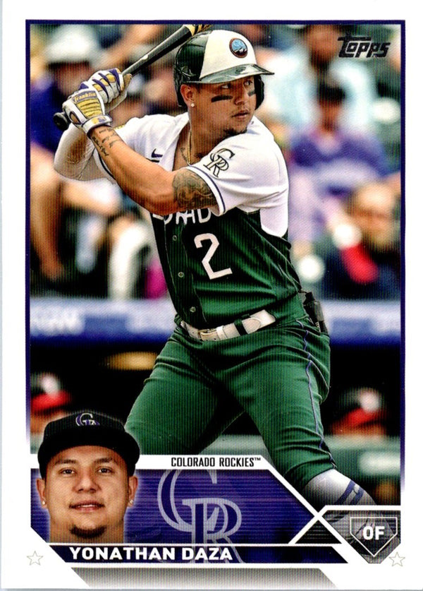 2023 Topps Yonathan Daza #122