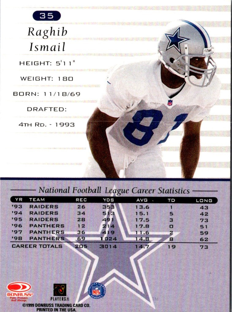 1999 Donruss Rocket Ismail