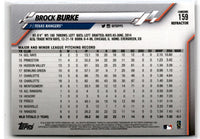 2020 Topps Chrome Brock Burke #159 Rookie