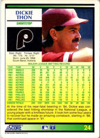 1992 Score Dickie Thon #24