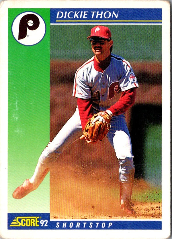 1992 Score Dickie Thon #24