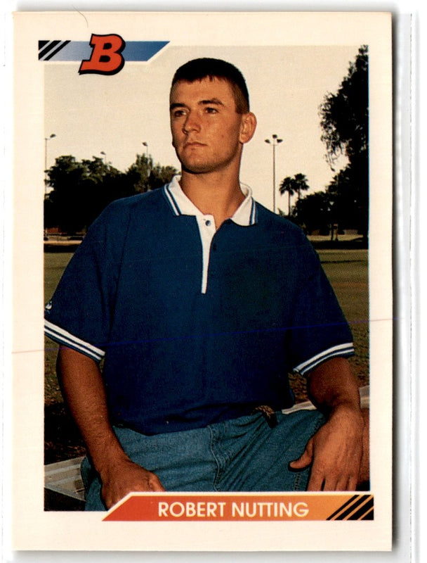 1992 Bowman Robert Nutting #85 Rookie