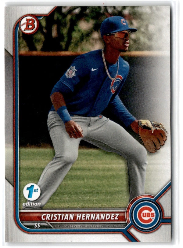 2022 Bowman 1st Edition Cristian Hernandez #BPPF-66