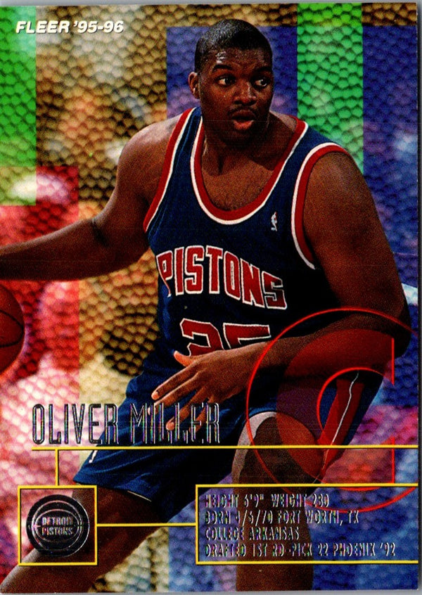 1995 Fleer European Oliver Miller #54