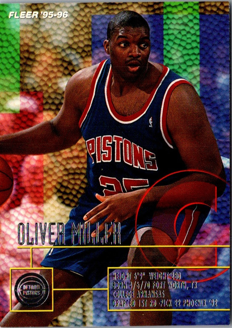 1995 Fleer European Oliver Miller