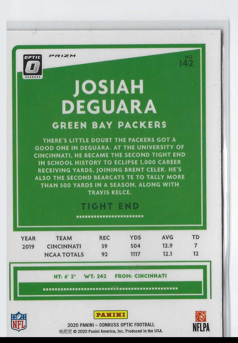 2020 Donruss Optic Preview Josiah Deguara