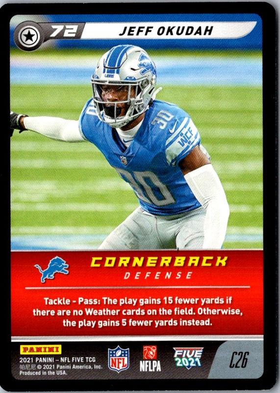 2021 Panini Jeff Okudah #69
