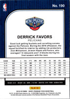 2019 Hoops Blue Derrick Favors #190