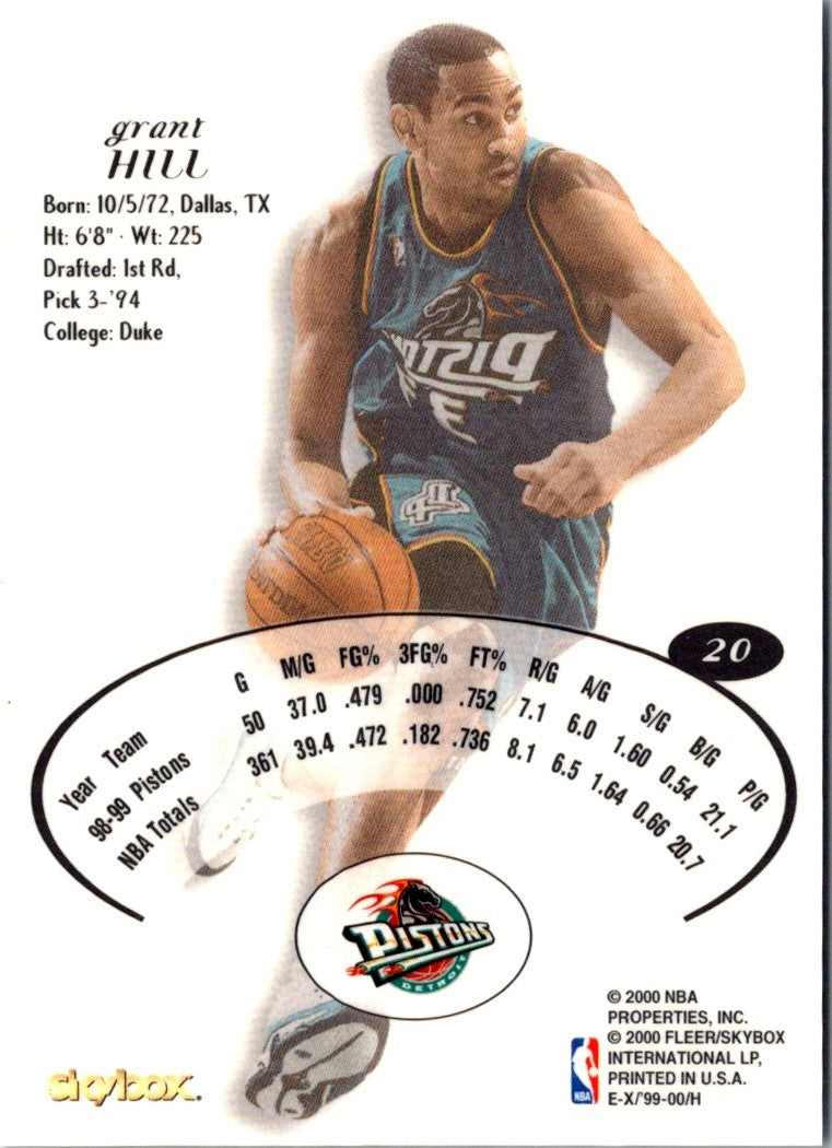 1999 SkyBox Impact Grant Hill