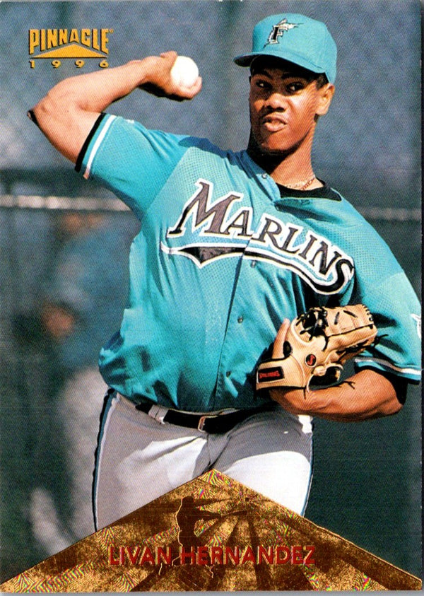 1998 Leaf Rookies & Stars Freshman Orientation Samples Livan Hernandez #6