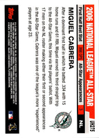 2006 Topps Updates & Highlights Miguel Cabrera #UH275