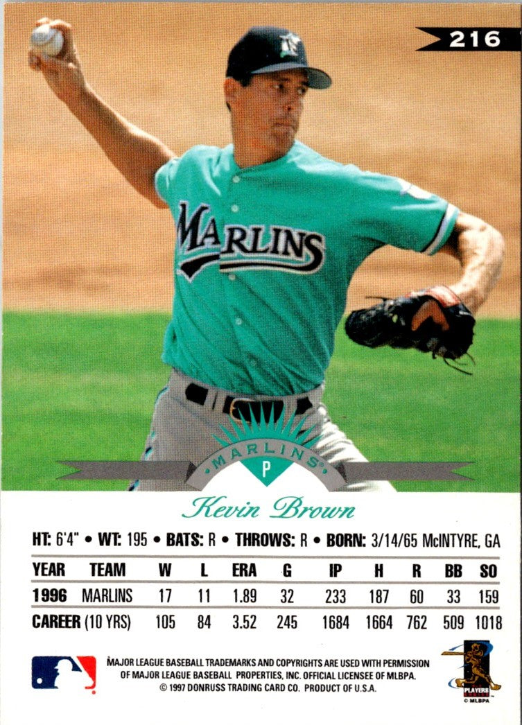 1997 Leaf Kevin Brown
