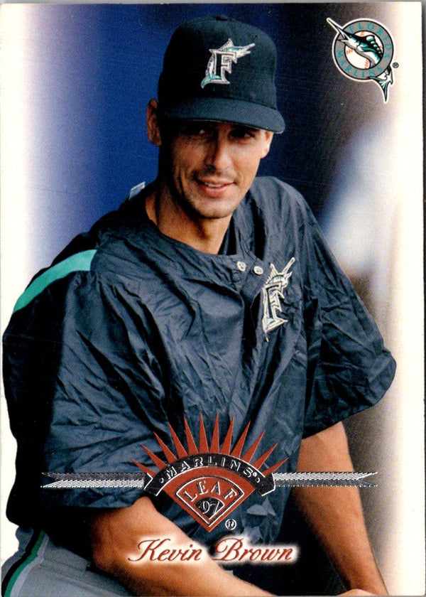 1997 Leaf Kevin Brown #216