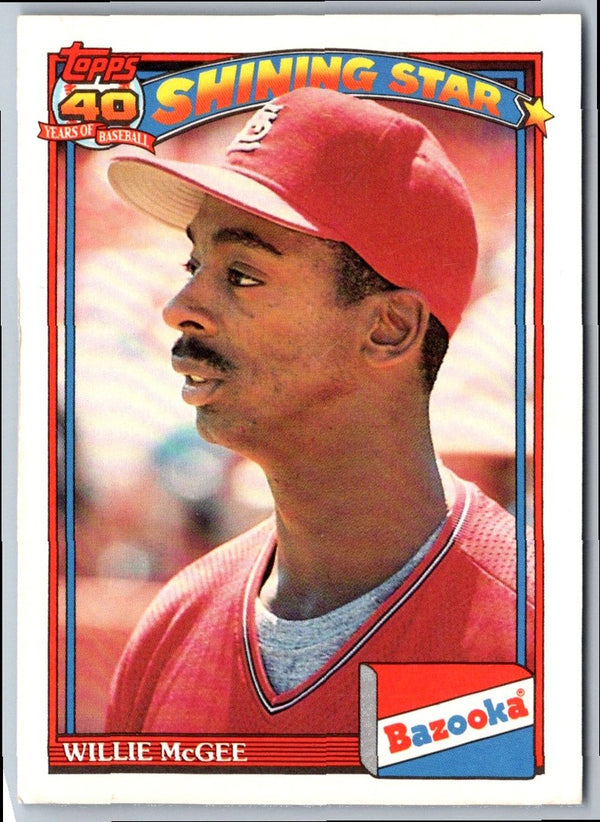 1991 Topps Bazooka Willie McGee #11