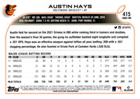 2022 Topps Austin Hays #415