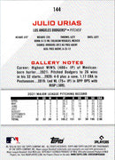 2022 Topps Gallery Julio Urias