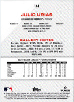 2022 Topps Gallery Julio Urias #144