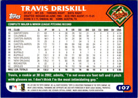 2003 Topps Home Team Advantage Travis Driskill #107