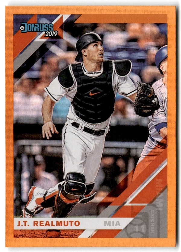 2019 Donruss Holo Orange J.T. Realmuto #105