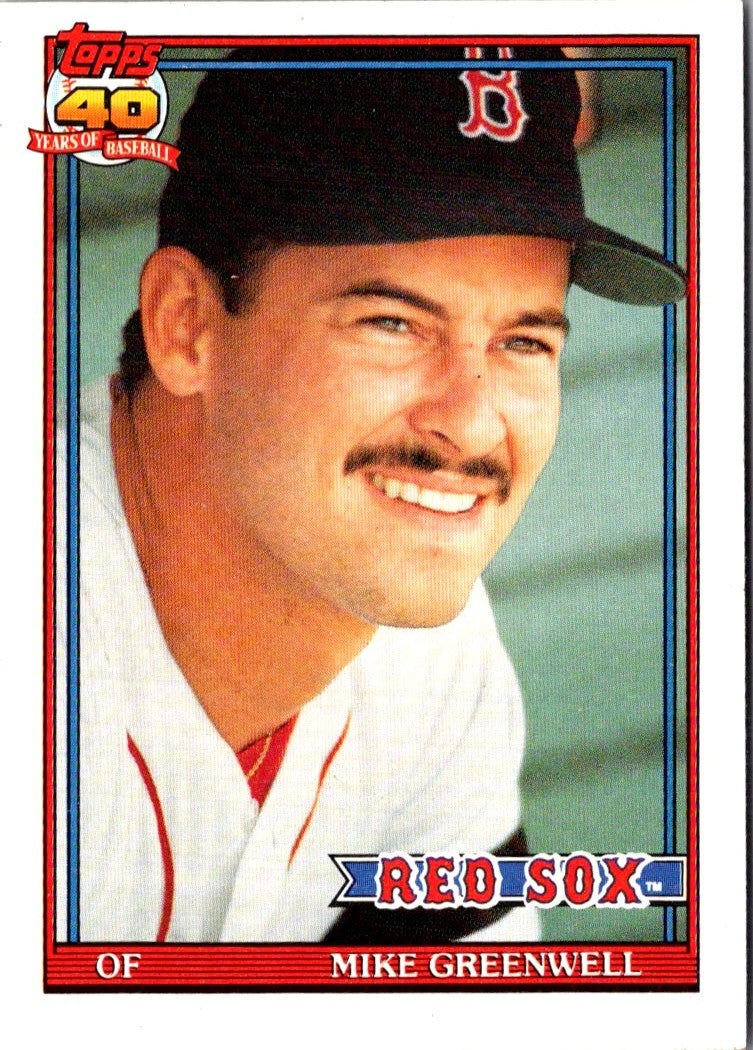 1991 Topps Mike Greenwell