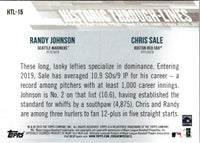 2019 Topps Historic Through-Lines Chris Sale/Randy Johnson #HTL-15
