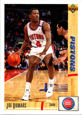 1991 Unocal Detroit Pistons Joe Dumars #4
