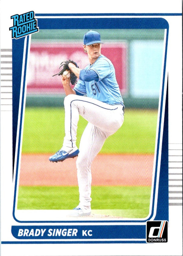 2021 Donruss Blue Brady Singer #51