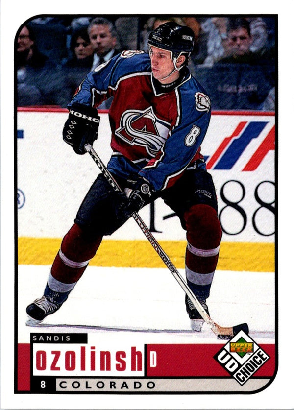 1998 UD Choice Reserve Sandis Ozolinsh #60
