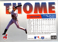 1993 Fleer Jim Thome #222