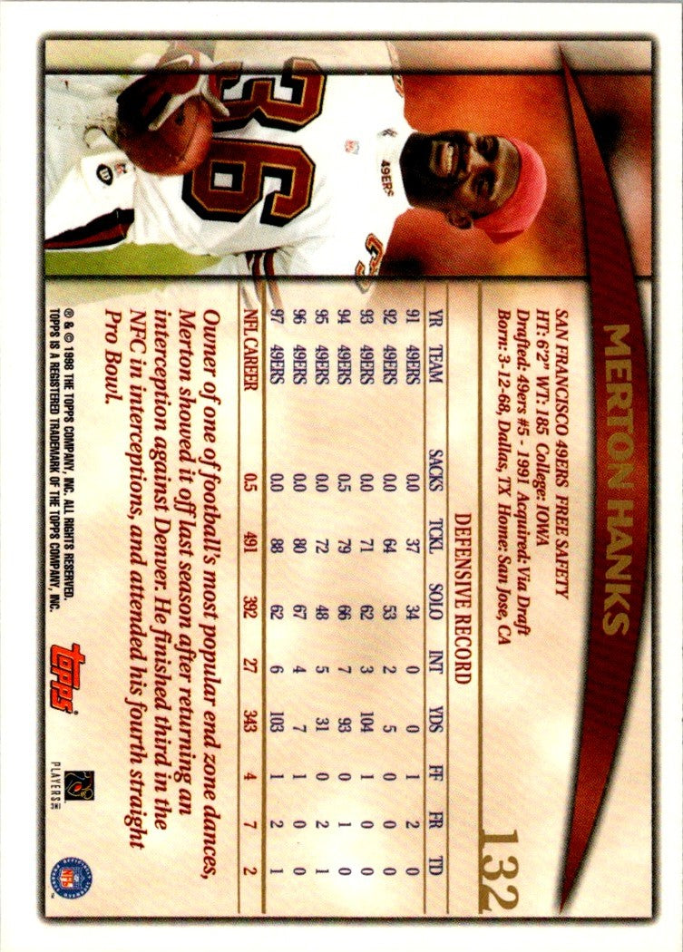 1998 Topps Merton Hanks