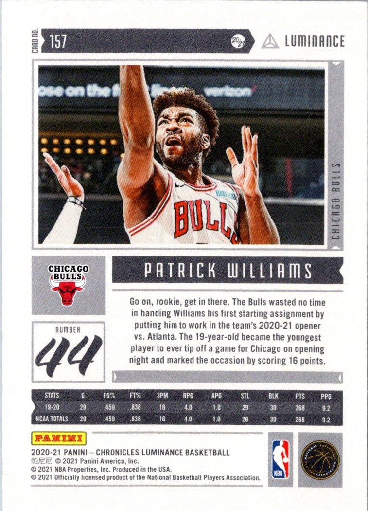 2020 Panini Patrick Williams