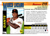 2021 Bowman Heritage Marco Luciano #216