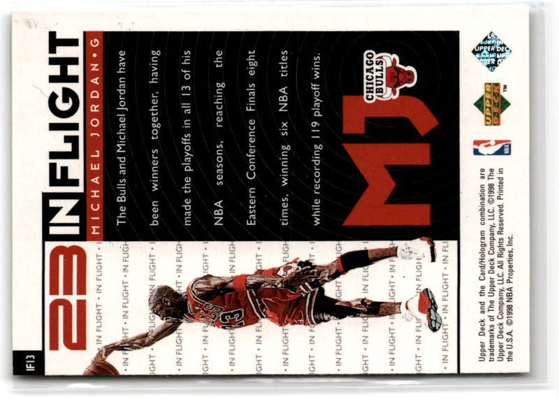 1998 Upper Deck Michael Jordan Living Legend In-Flight Michael Jordan