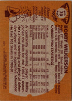 1981 Topps Bobby Wilkerson #MW70