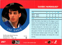 1990 Pro Set Joe Sakic #257