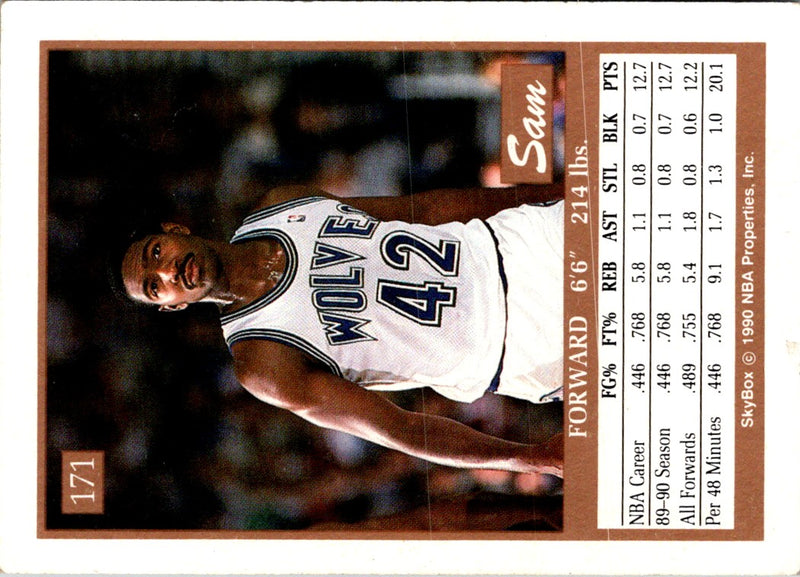 1990 SkyBox Sam Mitchell