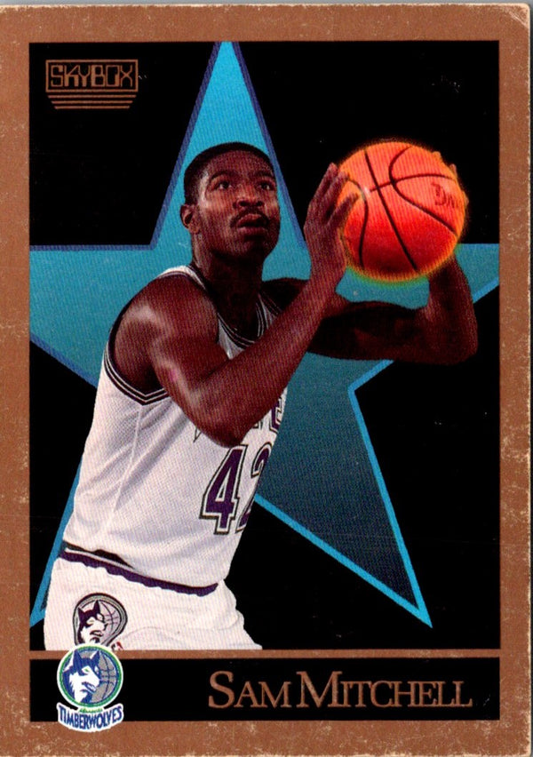 1990 SkyBox Sam Mitchell #171 Rookie