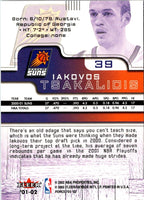 2001 Fleer Force Iakovos Tsakalidis #39