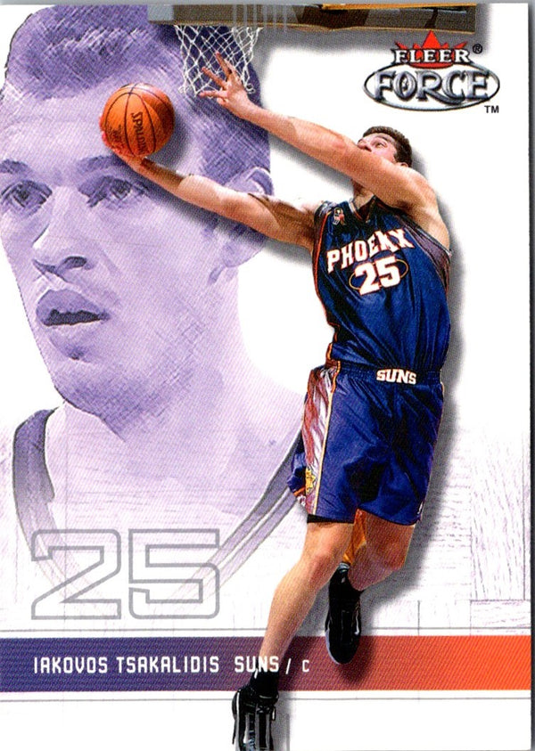 2001 Fleer Force Iakovos Tsakalidis #39