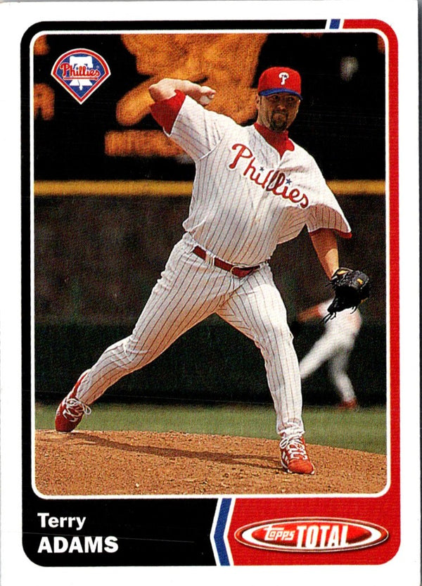 2003 Topps Total Silver Terry Adams #391