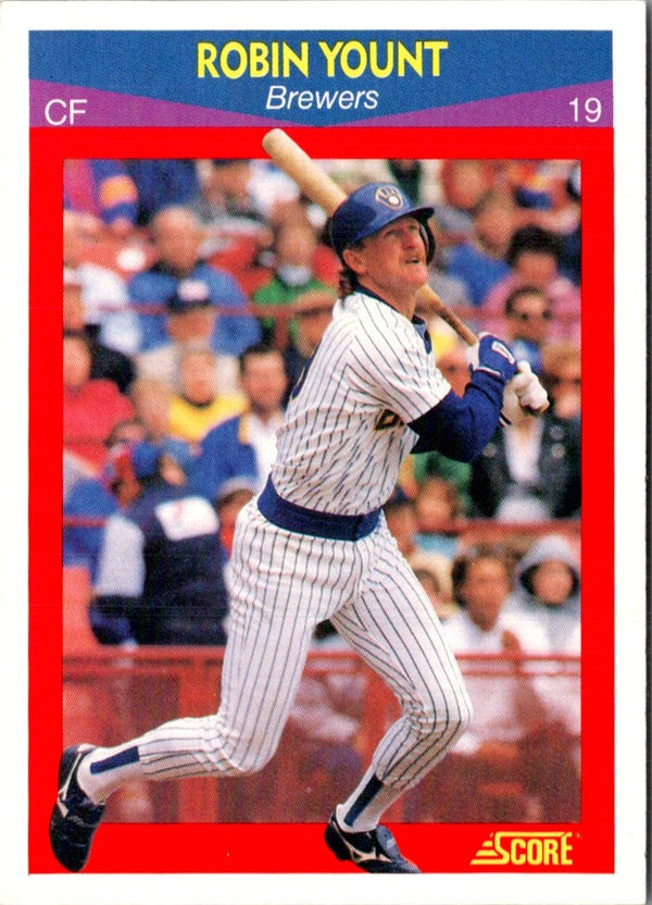 1990 Score 100 Superstars Robin Yount #92