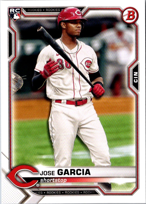 2021 Bowman Jose Garcia #56 Rookie